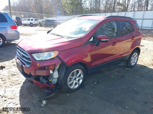 2020 Ford EcoSport SE with VIN MAJ3S2GE3LC312374, listed as a IAAI auction lot 41421869 with 74,441 mi miles. Bid and sale history available at carsss.com. Image 17.