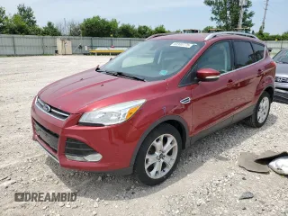 2015 Ford Escape Titanium with VIN 1FMCU0JX5FUC90567, listed as a Copart auction lot 60340775 with 67,287 mi miles and Salvage title. Bid and sale history available at DreamBid. Image 1.