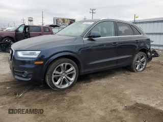2015 Audi Q3 2.0T Prestige with VIN WA1GFCFS8FR004996, listed as a Copart auction lot 81253724 with 131,342 mi miles and Salvage Title. Bid and sale history available at carsss.com. Image 1.