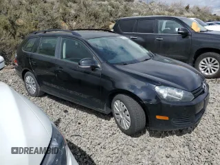 2013 Volkswagen Jetta SportWagen S with VIN 3VWPP7AJ4DM673707, listed as a Copart auction lot 52009155 with 0 mi miles and Salvage Title. Bid and sale history available at carsss.com. Image 4.