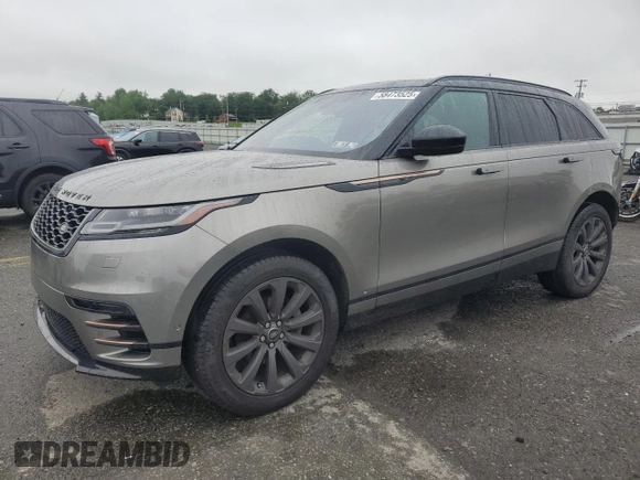 2018 Land Rover Range Rover Velar R-Dynamic SE z VIN SALYL2RX5JA731100, wystawiony jako Copart lot #58473525 z przebiegiem 40 928 mil mil oraz Szkoda całkowita • Salvage title. Historia ofert i sprzedaży dostępna na DreamBid. Obrazek 1.