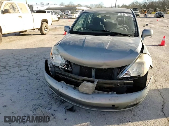 2007 Nissan Versa 1.8 S with VIN 3N1BC13E87L364857, listed as a Copart auction lot 46941925 with 198,882 mi miles and Salvage Title. Bid and sale history available at carsss.com. Image 11.