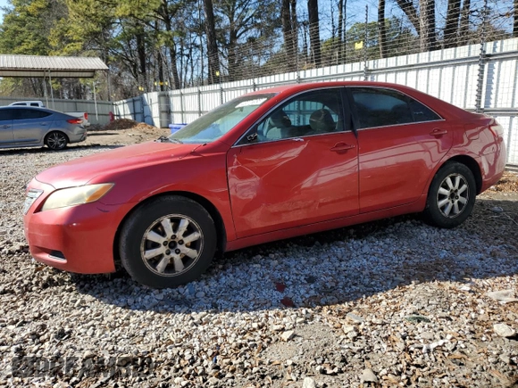 2007 Toyota Camry CE with VIN 4T1BE46K67U130082, listed as a Copart auction lot 43371785 with 0 mi miles and Salvage Title. Bid and sale history available at carsss.com. Image 1.