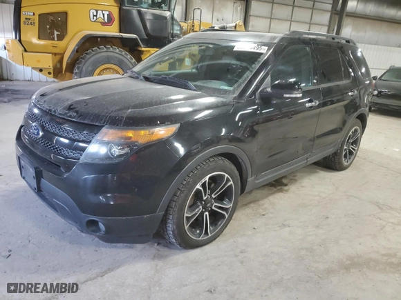 2013 Ford Explorer Sport with VIN 1FM5K8GT2DGB99575, listed as a Copart auction lot 53614495 with 176,328 mi miles and Clean Title. Bid and sale history available at carsss.com. Image 1.