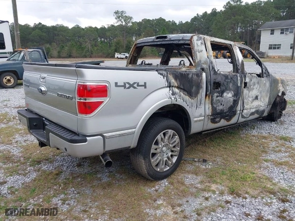 2013 Ford F-150 XL with VIN 1FTFW1ET5DFC47258, listed as a IAAI auction lot 41505263 with 1 mi miles. Bid and sale history available at carsss.com. Image 4.