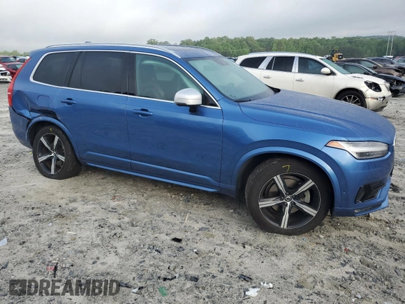 2018 Volvo XC90 R-Design with VIN YV4102KMXJ1337185, listed as a Copart auction lot 54086505 with 106,608 mi miles and Salvage Title. Bid and sale history available at DreamBid. Image 4.