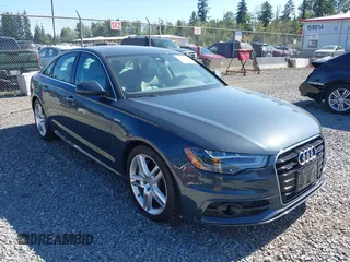2015 Audi A6 Premium Plus with VIN WAUFGAFC9FN003498, listed as a IAAI auction lot 42652995 with 53,880 mi miles and . Bid and sale history available at DreamBid. Image 1.