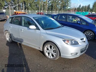 2008 Mazda Mazda3 s Sport with VIN JM1BK343081117298, listed as a IAAI auction lot 41793554 with 145,497 mi miles. Bid and sale history available at carsss.com. Image 1.