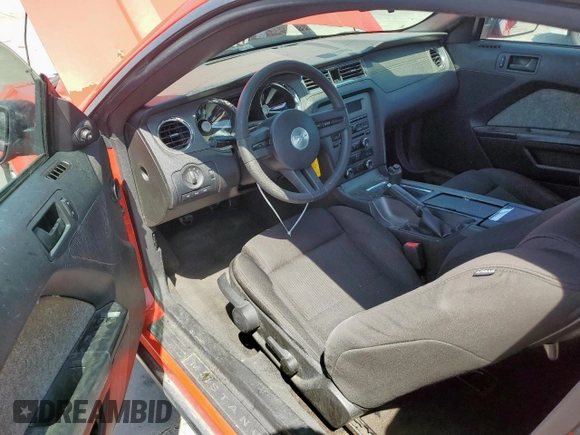 2011 Ford Mustang V6 with VIN 1ZVBP8AM4B5165105, listed as a Copart auction lot 52209855 with 202,568 mi miles and Salvage Title. Bid and sale history available at carsss.com. Image 8.