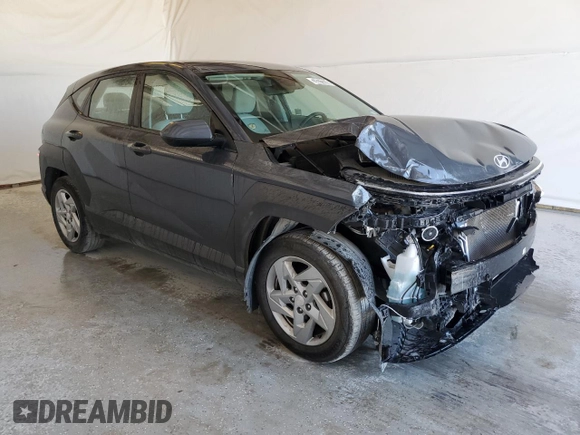 2024 Hyundai Kona Essential with VIN KM8HA3AB2RU106579, listed as a Copart auction lot 74371674 with 22,571 mi miles and Clean Title. Bid and sale history available at DreamBid. Image 4.