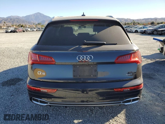 2020 Audi Q5 Premium with VIN WA1G2AFY6L2060055, listed as a Copart auction lot 83662284 with 61,798 mi miles and Salvage Title. Bid and sale history available at carsss.com. Image 6.