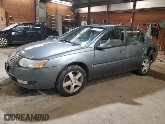 2007 Saturn ION with VIN 1G8AL58F27Z162388, listed as a Copart auction lot 81500104 with 112,577 mi miles and Salvage Title. Bid and sale history available at carsss.com. Image 1.