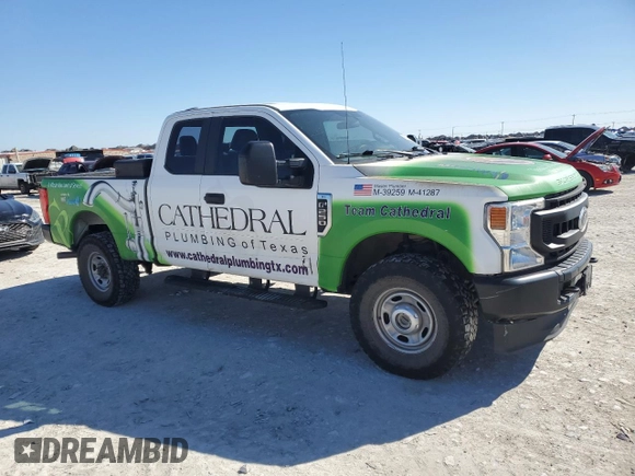 2021 Ford Super Duty F-250 SRW XL with VIN 1FT7X2B63MED50805, listed as a Copart auction lot 45662635 with 88,970 mi miles and Salvage Title. Bid and sale history available at carsss.com. Image 4.