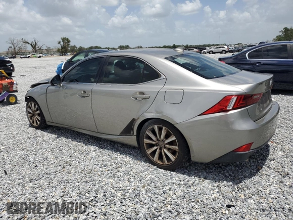 2014 Lexus IS 250 with VIN JTHBF1D21E5043554, listed as a Copart auction lot 65558495 with 171,755 mi miles and Salvage title. Bid and sale history available at DreamBid. Image 2.
