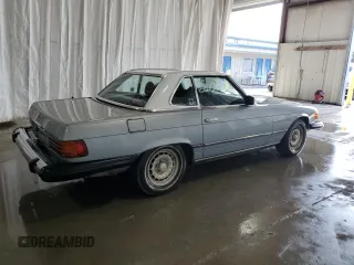 1983 Mercedes-Benz 380 with VIN WDBBA45A2DB028566, listed as a Copart auction lot 66758854 with 42,427 mi miles and Clean Title. Bid and sale history available at carsss.com. Image 3.