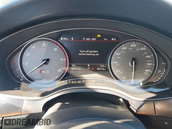2017 Audi S6 Premium Plus z VIN WAUFFAFC3HN002935, wystawiony jako Copart lot #75614283 z przebiegiem 40 173 mil mil oraz . Historia ofert i sprzedaży dostępna na DreamBid. Obrazek 9.