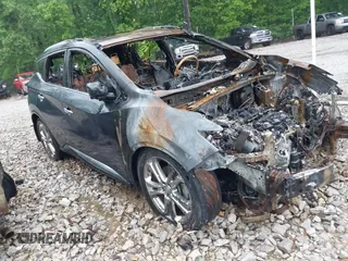 2017 Nissan Murano S with VIN 5N1AZ2MG2HN187958, listed as a IAAI auction lot 42110101 with Not Provided miles and . Bid and sale history available at carsss.com. Image 1.