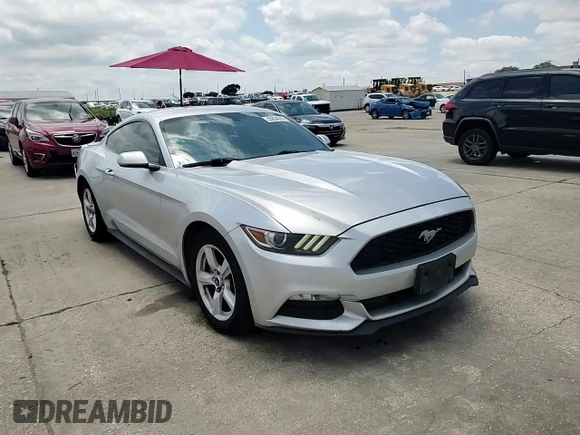 2015 Ford Mustang V6 with VIN 1FA6P8AM3F5385769, listed as a Copart auction lot 55834055 with 77,352 mi miles and Clean title. Bid and sale history available at DreamBid. Image 13.