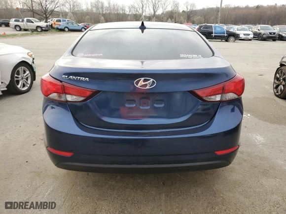 2015 Hyundai Elantra SE with VIN 5NPDH4AE8FH632171, listed as a Copart auction lot 49237715 with 118,436 mi miles and Salvage Title. Bid and sale history available at carsss.com. Image 6.