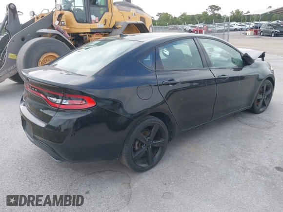 2015 Dodge Dart SXT with VIN 1C3CDFBB7FD276250, listed as a IAAI auction lot 41500698 with 53,325 mi miles. Bid and sale history available at carsss.com. Image 4.