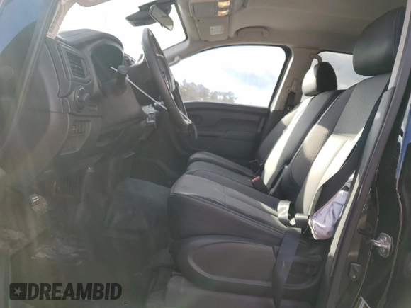 2021 Nissan Titan SV with VIN 1N6AA1EEXMN520417, listed as a Copart auction lot 46589185 with 85,530 mi miles and Salvage Title. Bid and sale history available at DreamBid. Image 7.