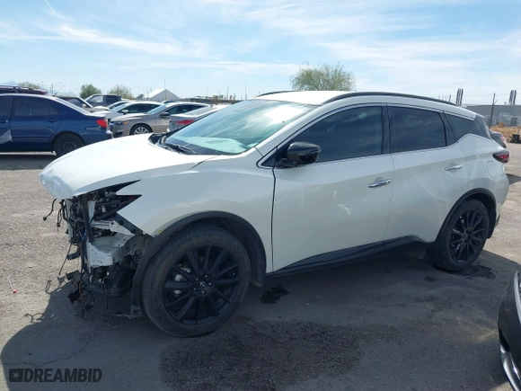2023 Nissan Murano SV with VIN 5N1AZ2BS4PC114673, listed as a IAAI auction lot 41566274 with 38,793 mi miles. Bid and sale history available at carsss.com. Image 15.