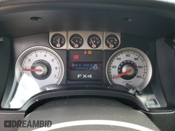 2009 Ford F-150 XL with VIN 1FTPW14V49KA73074, listed as a Copart auction lot 51887195 with 212,130 mi miles and Salvage Title. Bid and sale history available at carsss.com. Image 9.