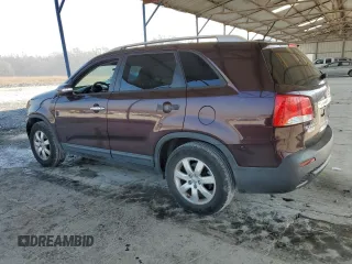 2013 Kia Sorento LX with VIN 5XYKT4A25DG389418, listed as a Copart auction lot 46418645 with 150,584 mi miles and Salvage Title. Bid and sale history available at carsss.com. Image 2.