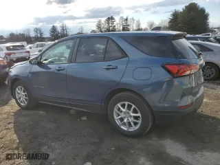 2024 Chevrolet Equinox LS with VIN 3GNAXHEG0RL337876, listed as a Copart auction lot 46995955 with 8,077 mi miles and Salvage Title. Bid and sale history available at carsss.com. Image 2.