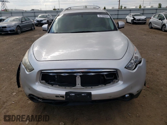 2011 Infiniti FX35 with VIN JN8AS1MW5BM140225, listed as a Copart auction lot 67499044 with 0 mi miles and Salvage Title. Bid and sale history available at carsss.com. Image 5.