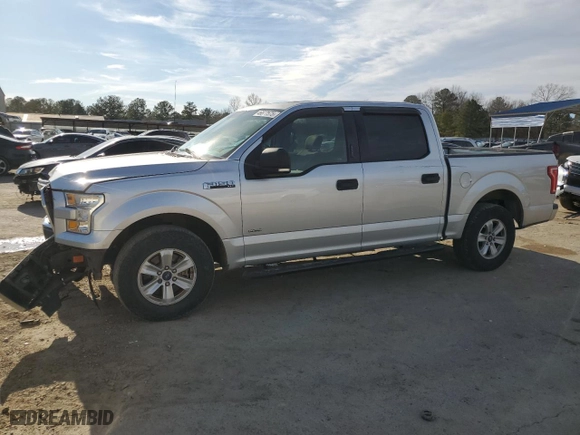 2017 Ford F-150 XL with VIN 1FTEW1CP5HFC17829, listed as a Copart auction lot 46877575 with 133,419 mi miles and Salvage Title. Bid and sale history available at carsss.com. Image 1.
