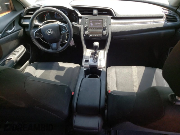 2019 Honda Civic LX with VIN 2HGFC2F61KH554009, listed as a Copart auction lot 55320525 with 63,176 mi miles and Salvage Title. Bid and sale history available at DreamBid. Image 8.