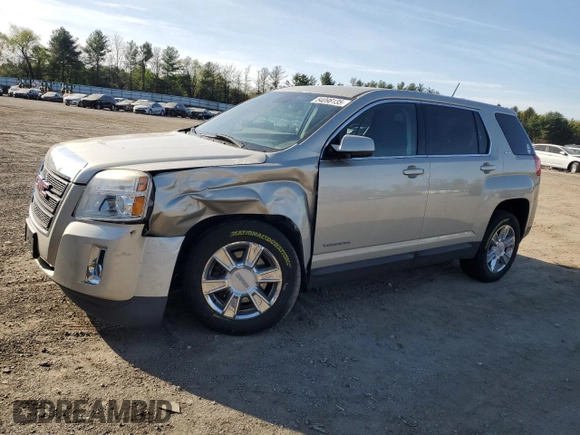 2013 GMC Terrain SLE with VIN 2GKALMEK0D6177355, listed as a Copart auction lot 54098135 with 121,105 mi miles and Salvage title. Bid and sale history available at DreamBid. Image 1.