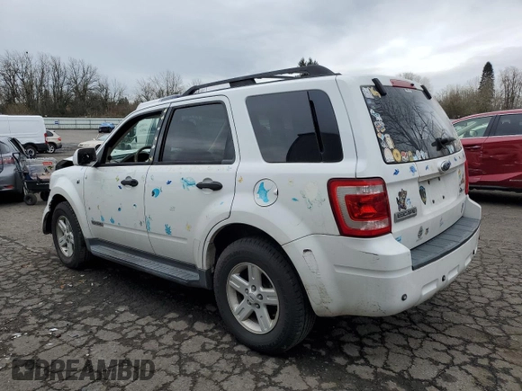 2008 Ford Escape Hybrid with VIN 1FMCU59H48KC33656, listed as a Copart auction lot 48506585 with 166,880 mi miles and Salvage title. Bid and sale history available at DreamBid. Image 2.