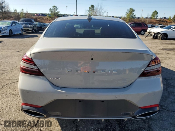 2024 Genesis G70 2.5T with VIN KMTG34SC5RU136362, listed as a Copart auction lot 47885795 with 17,283 mi miles and Salvage title. Bid and sale history available at DreamBid. Image 6.