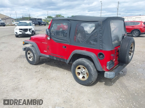 1998 Jeep Wrangler SE with VIN 1J4FY29P2WP766420, listed as a IAAI auction lot 42318624 with 200,129 mi miles and . Bid and sale history available at DreamBid. Image 3.