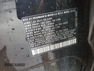2024 Volkswagen Tiguan SE R-Line Black с VIN 3VV8B7AX3RM069570, выставлен на аукционе Copart как лот 55841875 с пробегом 12 720 миль миль и Списание • Salvage title. История ставок и продаж доступна на DreamBid. Изображение 13.
