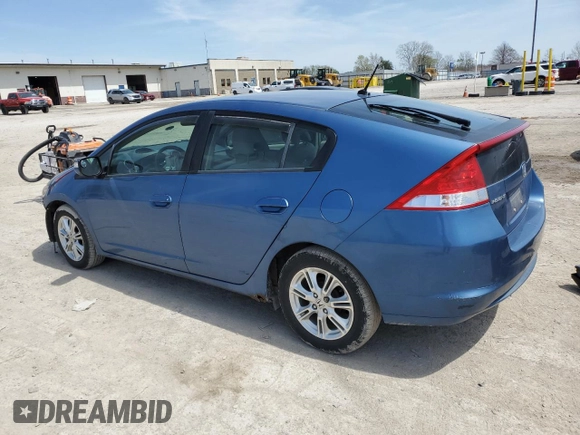 2010 Honda Insight EX with VIN JHMZE2H75AS008122, listed as a Copart auction lot 53894545 with 171,926 mi miles and Salvage title. Bid and sale history available at DreamBid. Image 2.