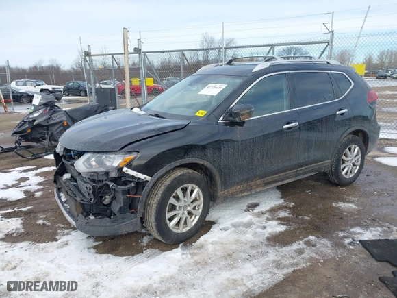 2019 Nissan Rogue SV with VIN KNMAT2MVXKP508581, listed as a IAAI auction lot 41720139 with 130,212 mi miles. Bid and sale history available at carsss.com. Image 18.
