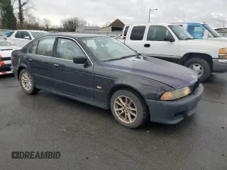 2003 BMW 5 Series 525i with VIN WBADT33443GF43999, listed as a Copart auction lot 48878805 with 158,699 mi miles and Salvage Title. Bid and sale history available at carsss.com. Image 4.