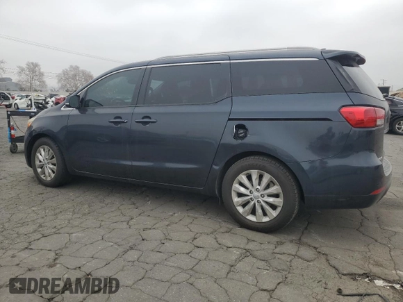 2015 Kia Sedona SX with VIN KNDMC5C17F6036445, listed as a Copart auction lot 43666375 with 143,470 mi miles and Clean Title. Bid and sale history available at carsss.com. Image 2.
