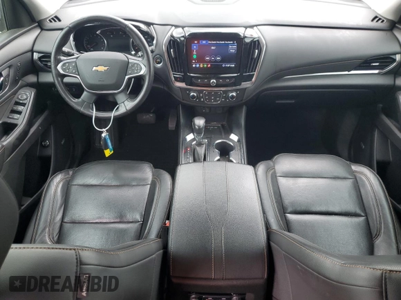 2021 Chevrolet Traverse Premier with VIN 1GNERKKW4MJ163718, listed as a Copart auction lot 51837295 with 126,247 mi miles and Salvage title. Bid and sale history available at DreamBid. Image 8.