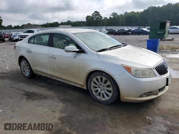 2013 Buick LaCrosse Leather with VIN 1G4GC5E37DF317309, listed as a Copart auction lot 61252545 with 199,316 mi miles and Salvage title. Bid and sale history available at DreamBid. Image 4.