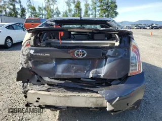 2013 Toyota Prius One with VIN JTDKN3DU8D5641995, listed as a Copart auction lot 55782455 with 137,060 mi miles and Salvage Title. Bid and sale history available at DreamBid. Image 6.