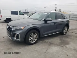 2022 Audi Q5 S line Premium with VIN WA1GAAFY0N2109689, listed as a Copart auction lot 54224605 with 111,964 mi miles and Salvage title. Bid and sale history available at DreamBid. Image 1.