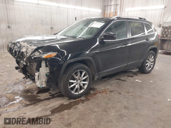 2018 Jeep Cherokee Limited with VIN 1C4PJMDB5JD617757, listed as a IAAI auction lot 40944952 with 81,573 mi miles. Bid and sale history available at carsss.com. Image 18.