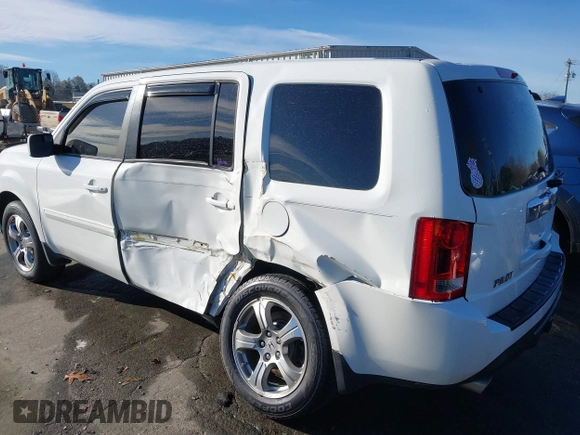 2013 Honda Pilot EX-L with VIN 5FNYF3H5XDB030830, listed as a IAAI auction lot 41079628 with 144,233 mi miles and . Bid and sale history available at DreamBid. Image 3.