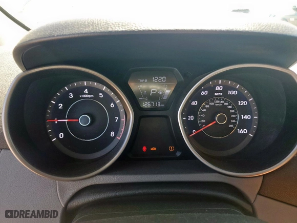 2015 Hyundai Elantra Limited with VIN 5NPDH4AE1FH650673, listed as a Copart auction lot 49244265 with 126,713 mi miles and Salvage Title. Bid and sale history available at carsss.com. Image 9.