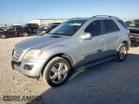 2009 Mercedes-Benz M 3.5L with VIN 4JGBB56E09A518941, listed as a Copart auction lot 43802905 with 157,297 mi miles and Clean Title. Bid and sale history available at carsss.com. Image 1.