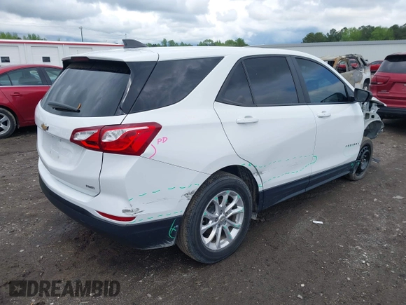 2020 Chevrolet Equinox LS z VIN 3GNAXSEV0LS648569, wystawiony jako IAAI lot #42010721 z przebiegiem 39 949 mil mil oraz . Historia ofert i sprzedaży dostępna na DreamBid. Obrazek 4.